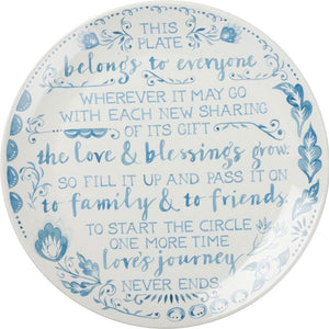 Pass It On - Blessing Plate-Iron Accents