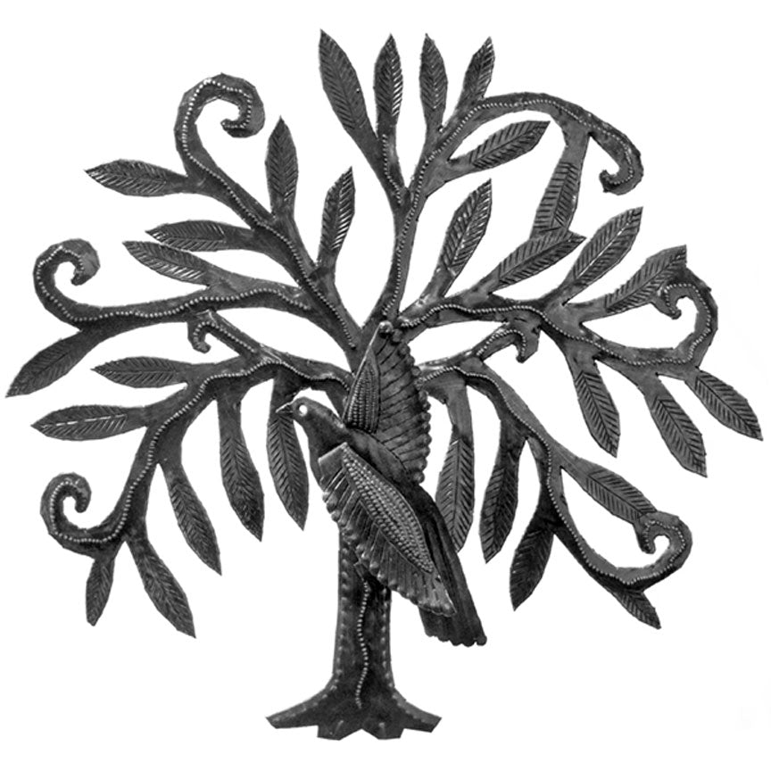 Peace Tree Wall Decoration-Iron Accents
