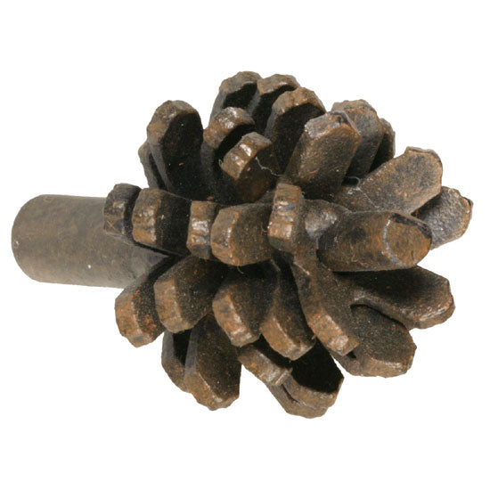 Pine Hand Forged Iron Knob-Iron Accents