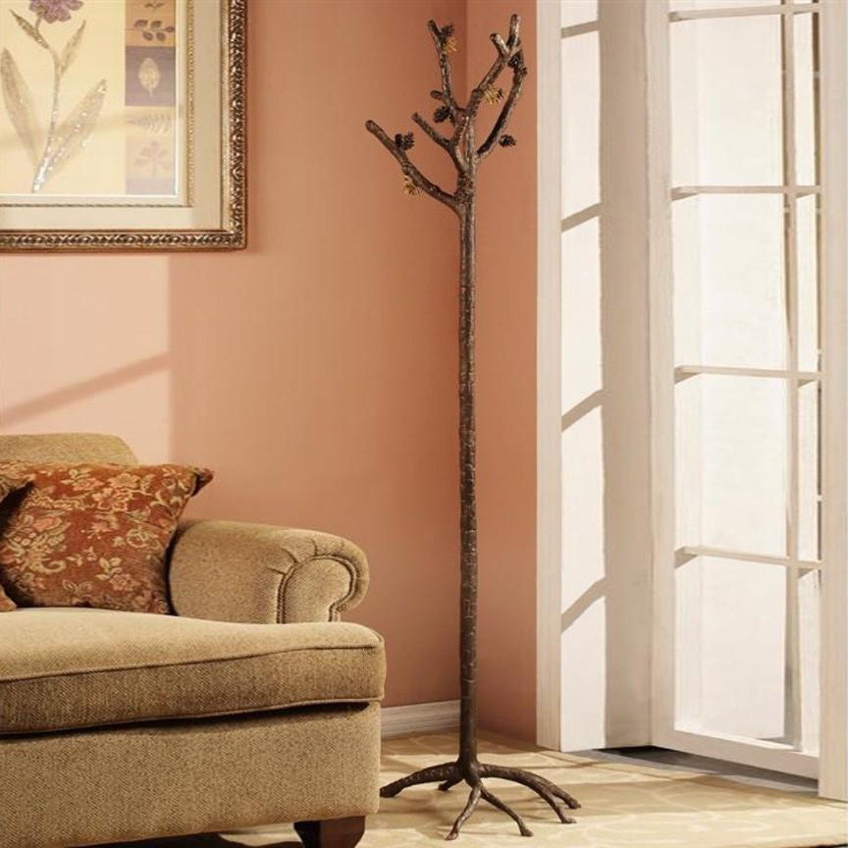 Pine Woods Coat Rack-Decor | Iron Accents