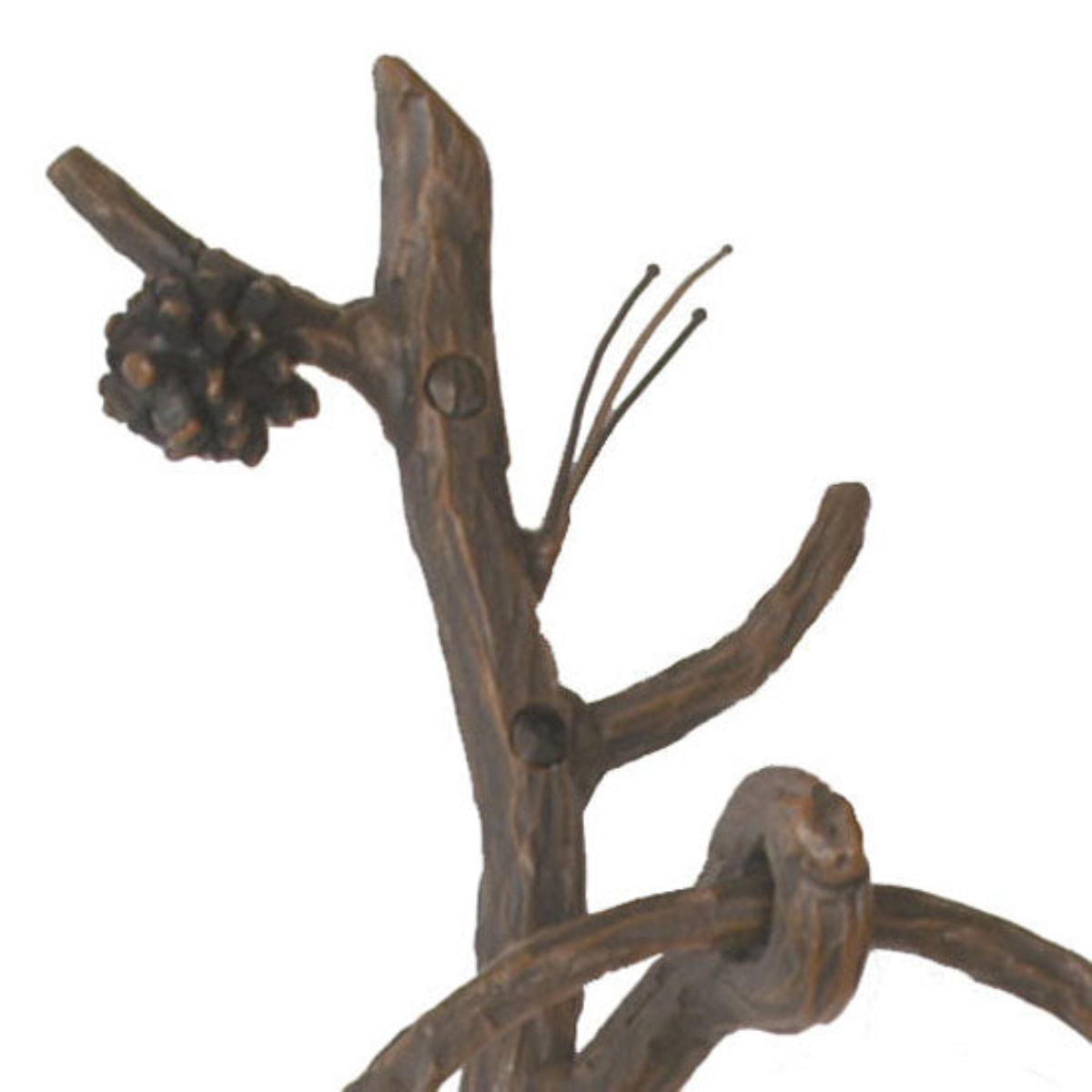 Pinebough Iron Towel Ring