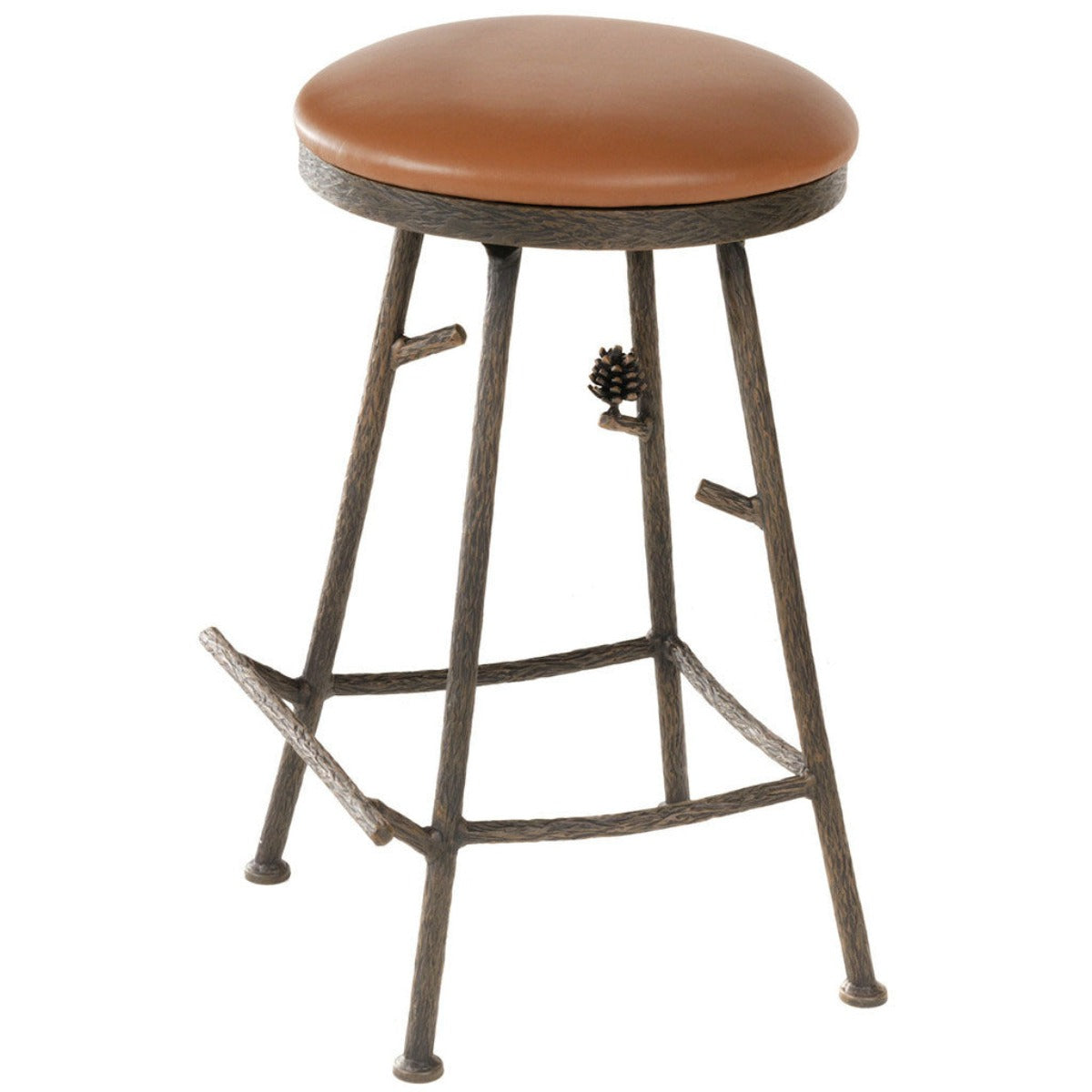Pinebough Backless Counter Stool