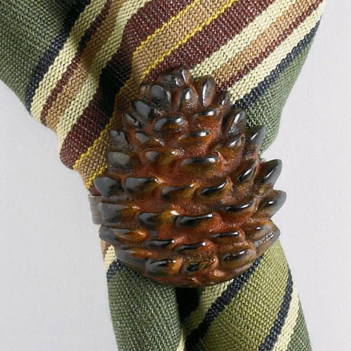 Pinpoint Napkin Rings Pinecone Napkin Ring - Iron Accents