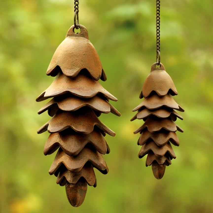 Pinecone Wind Chime-Garden | Iron Accents
