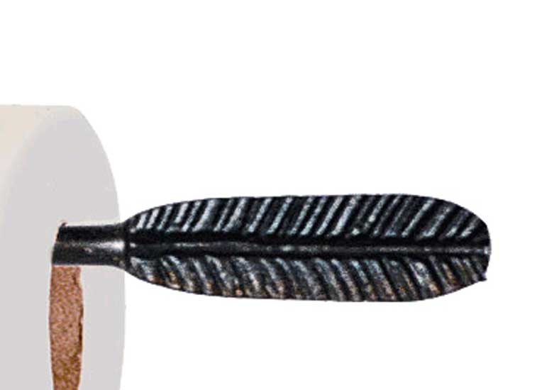 Quapaw Toilet Tissue Holder-Iron Accents