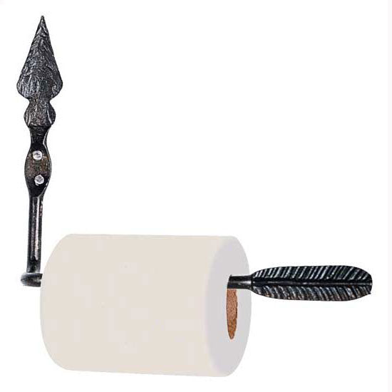 Quapaw Toilet Tissue Holder-Iron Accents
