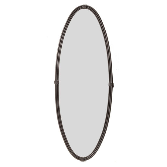 Queensbury Large Wall Mirror-Iron Accents