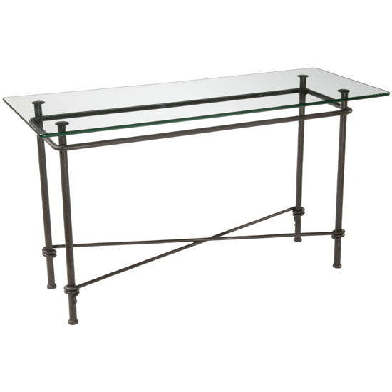 Ranch Console Table-Iron Accents
