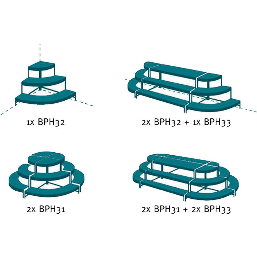 Rectangular Plant Shelf-Iron Accents