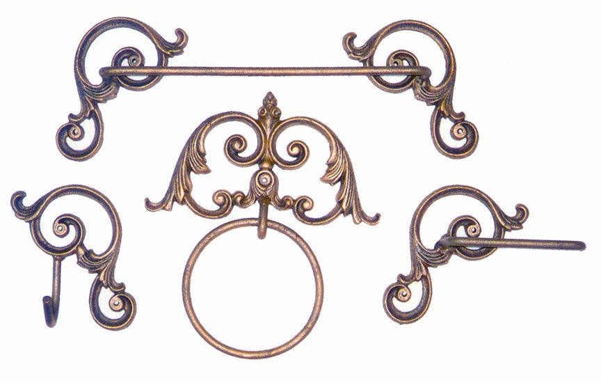 Regency Toilet Paper Holder-Iron Accents