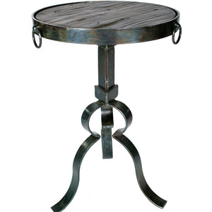 Round Accent Table or Base for 15" Top-Iron Accents