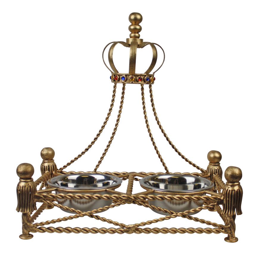 Royal Pet Feeder-Iron Accents