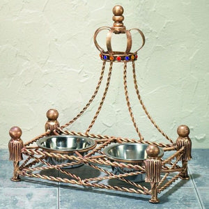 Royal Pet Feeder-Iron Accents