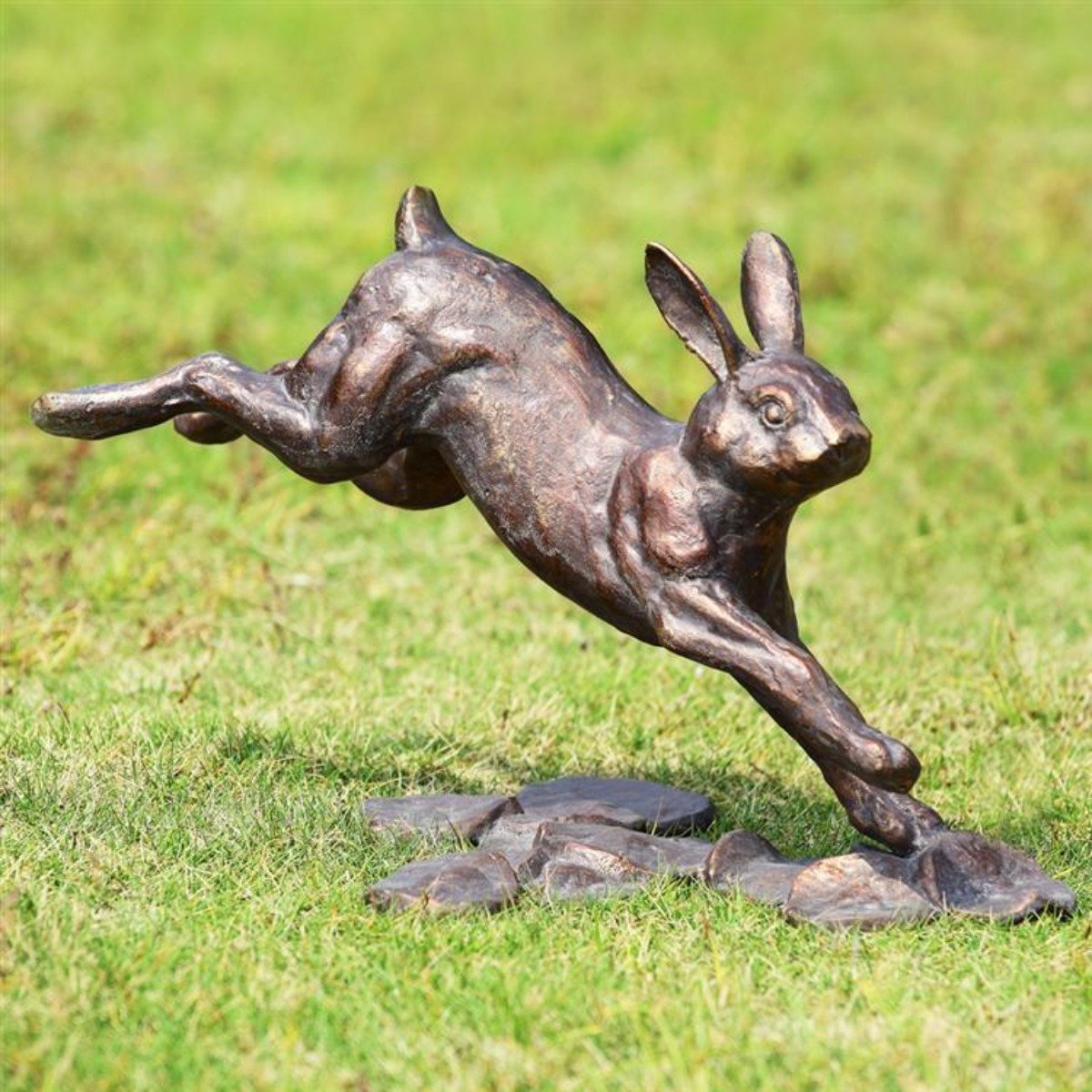 Running Rabbit Garden Decor-Garden | Iron Accents