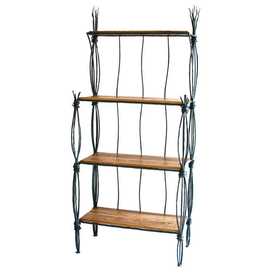 Rush Bakers Racks - 4 Tier-Iron Accents