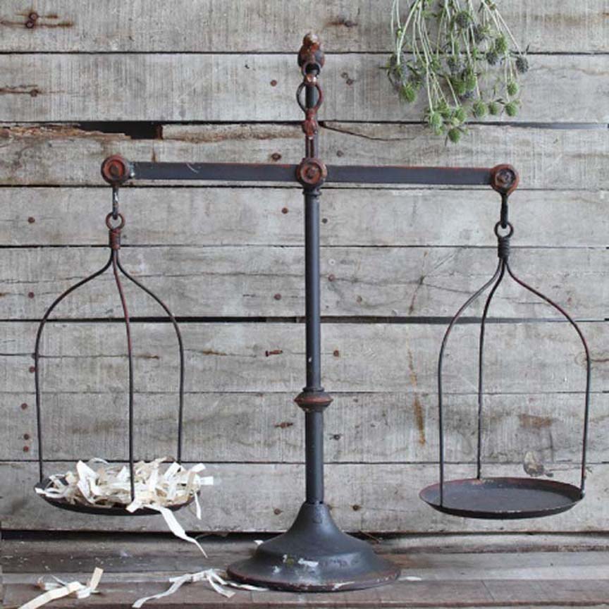 Rustic Iron Scale w/ Bird-Iron Accents