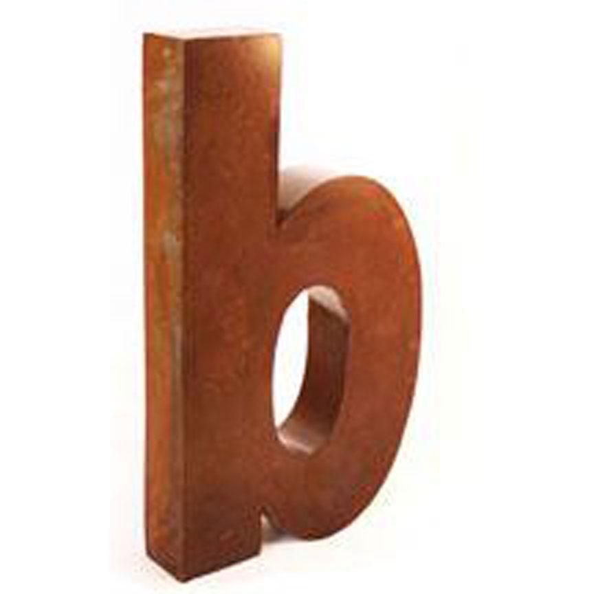 Rustic Metal Letter - b or q-Discontinued | Iron Accents
