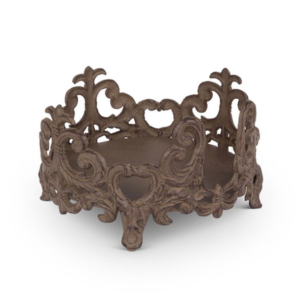 Salad Plate Holder Iron Accents