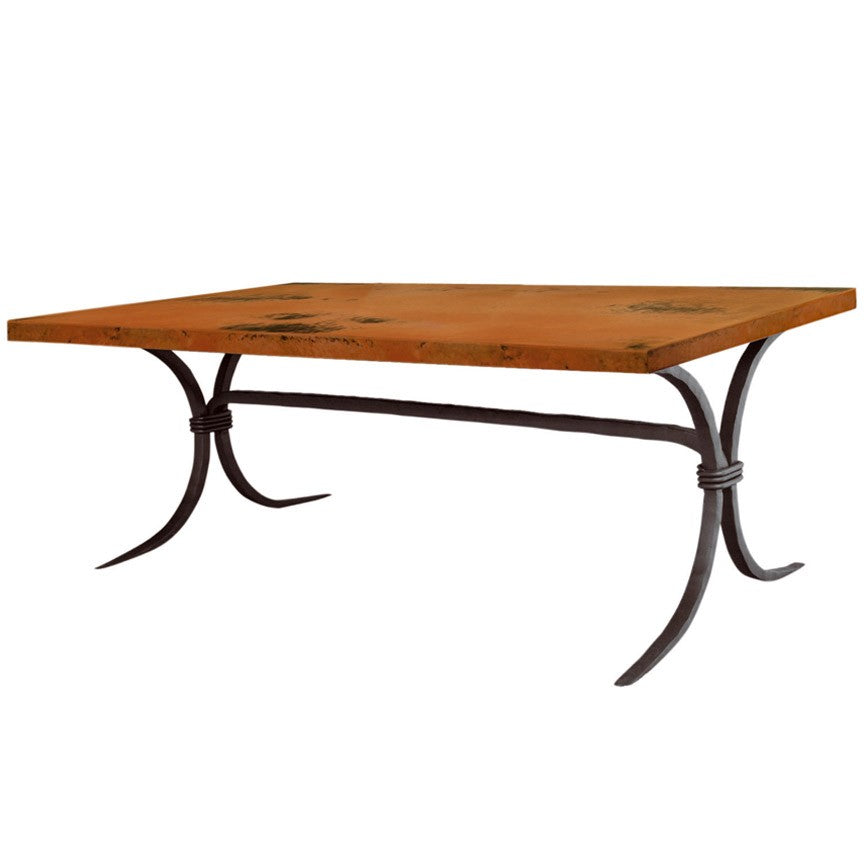 Salisbury Cocktail Table / Base -50x30-Iron Accents