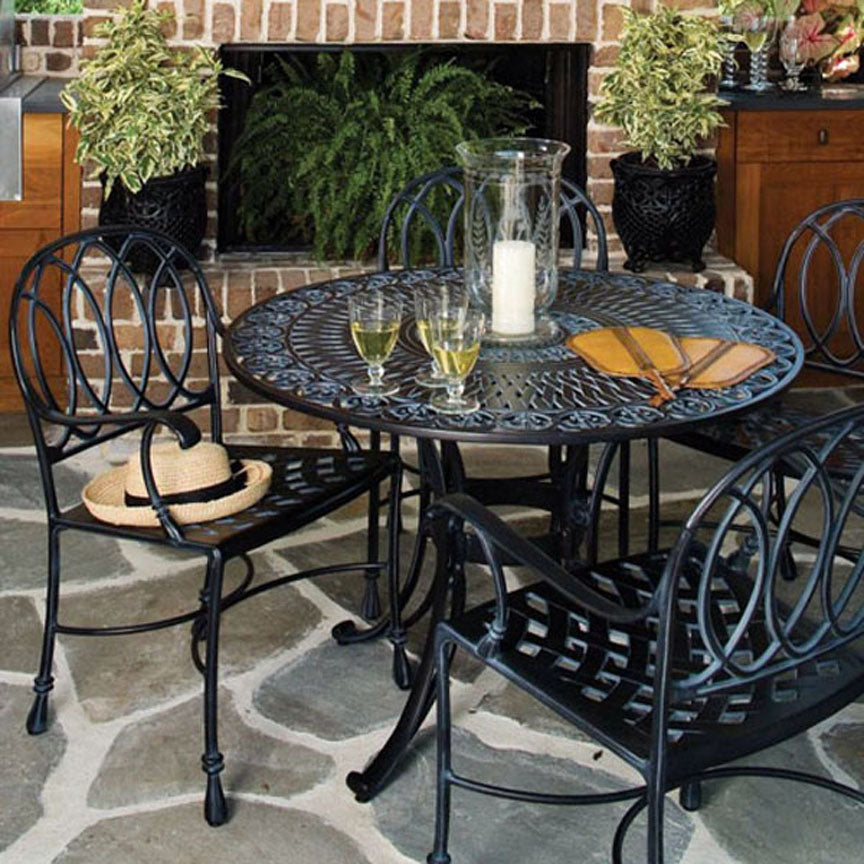 San Lucas Arm Chair (Set-2)-Iron Accents