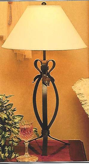 Saratoga Table Lamp-Iron Accents