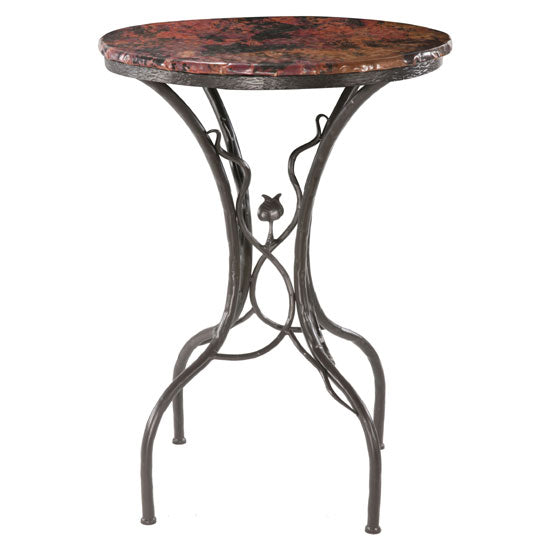 Sassafras Bistro Table-Iron Accents