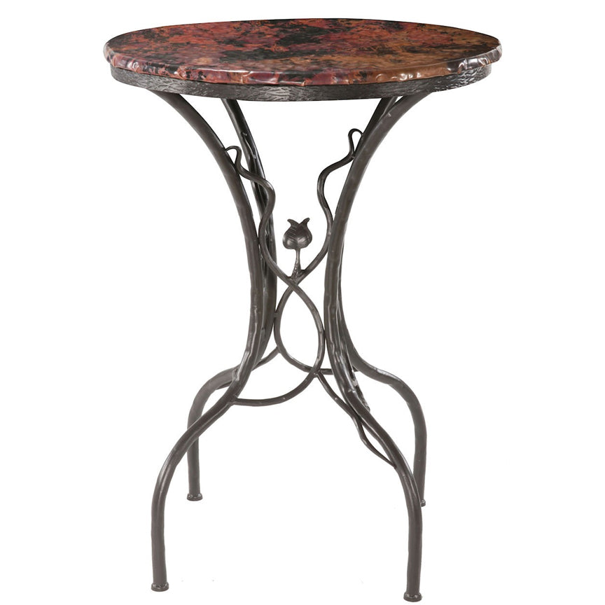 Sassafras Bar Table-Iron Accents