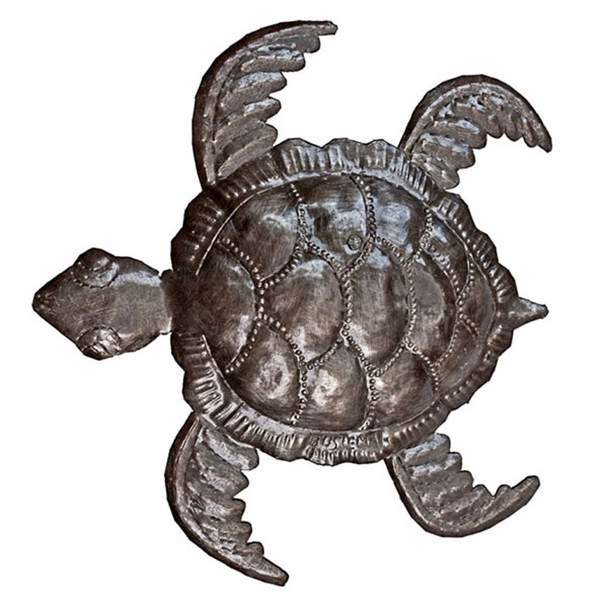 Sea Turtle Metal Cutout-Iron Accents