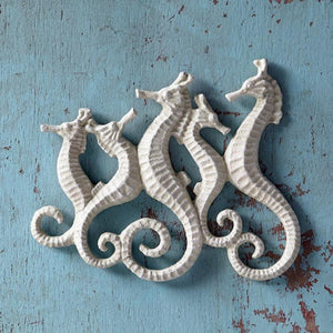 Seahorse Family Wall Hanging-Wall | Iron Accents