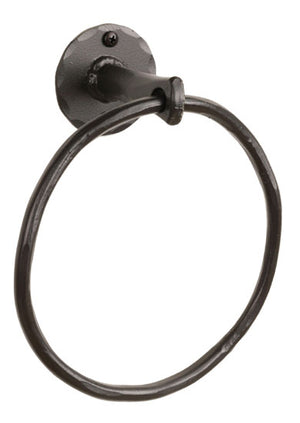 Sherwood Towel Ring-Iron Accents