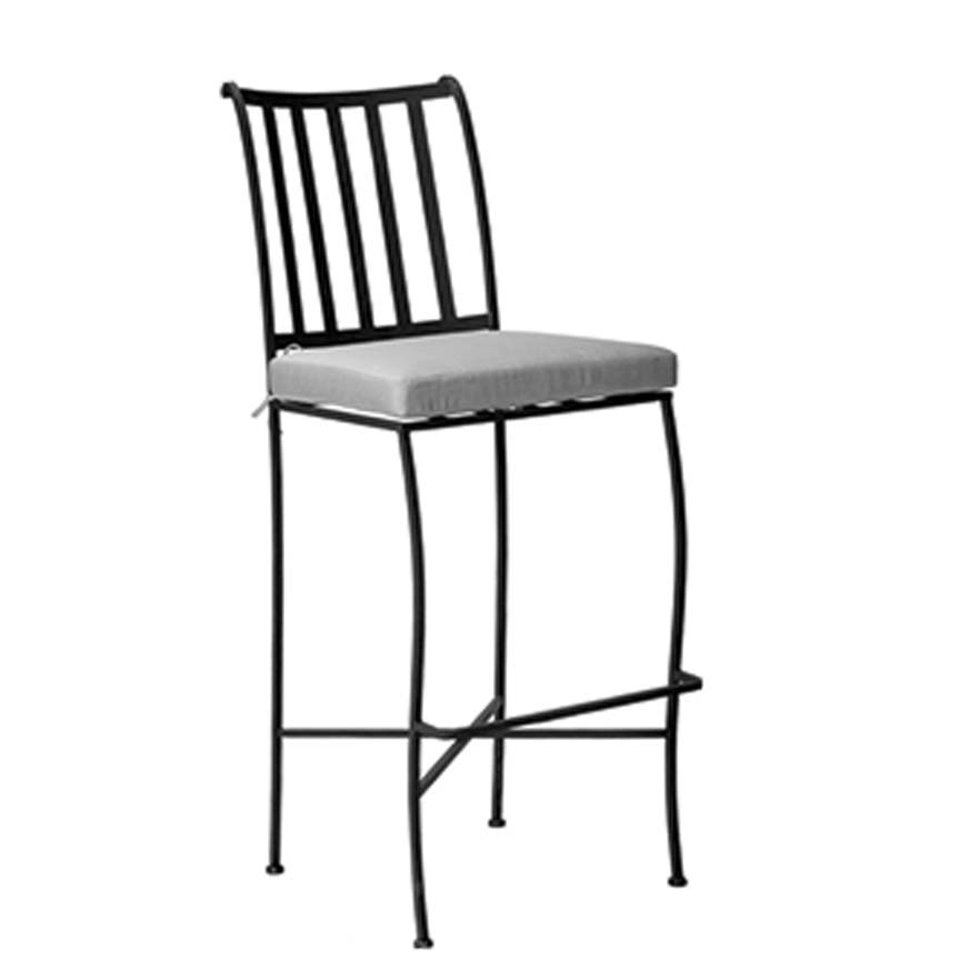 Siena Counter Stool (Set-2)-Iron Accents