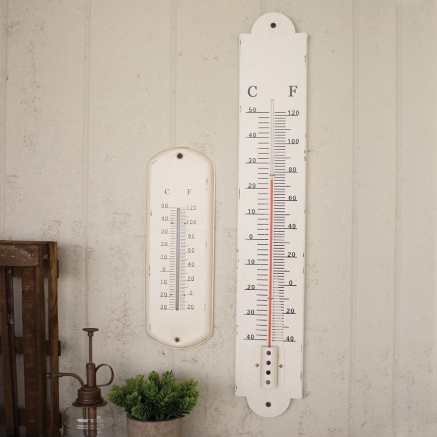 Small Wall Thermometer-Discontinued | Iron Accents