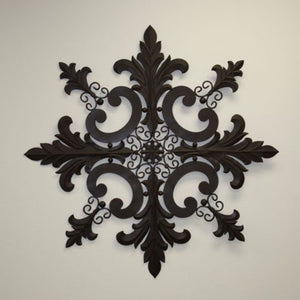 Snowflake Wall Plaque -38"-Iron Accents