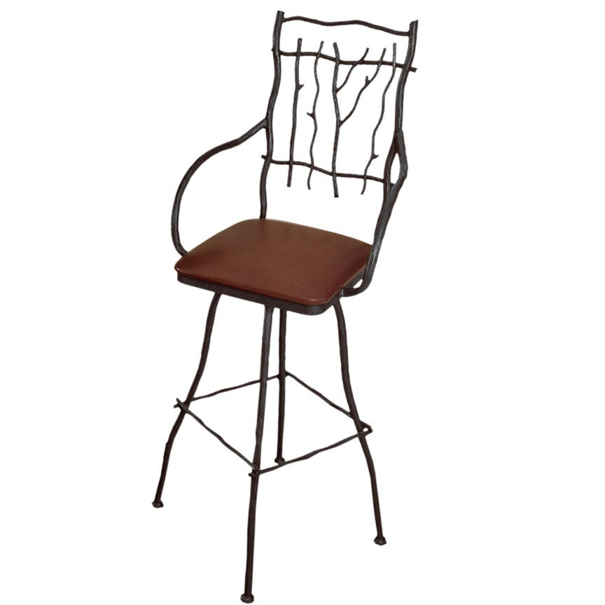 South Fork Bar Stool-Iron Accents