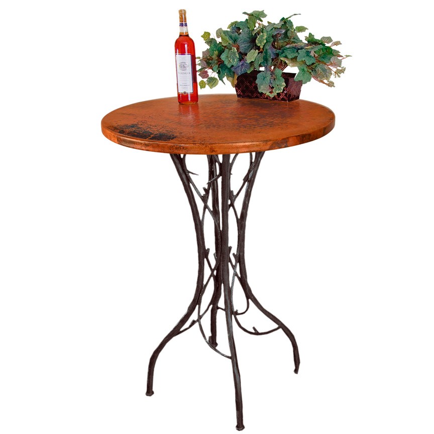 South Fork Bar Table / Base -30"-Iron Accents