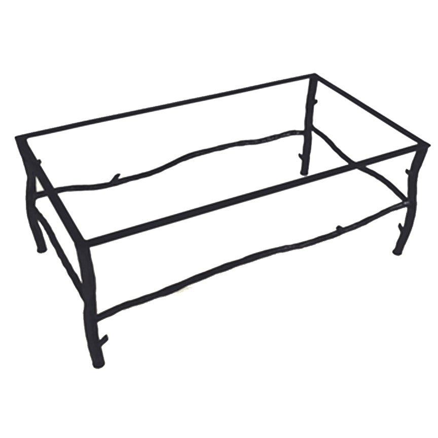 South Fork Cocktail Table / Base -50x30-Iron Accents