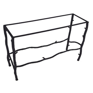 South Fork Console Table / Base -50x20-Iron Accents