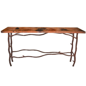 South Fork Console Table / Base -60x14-Iron Accents