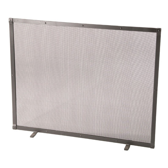 Standard Fire Screen-Iron Accents