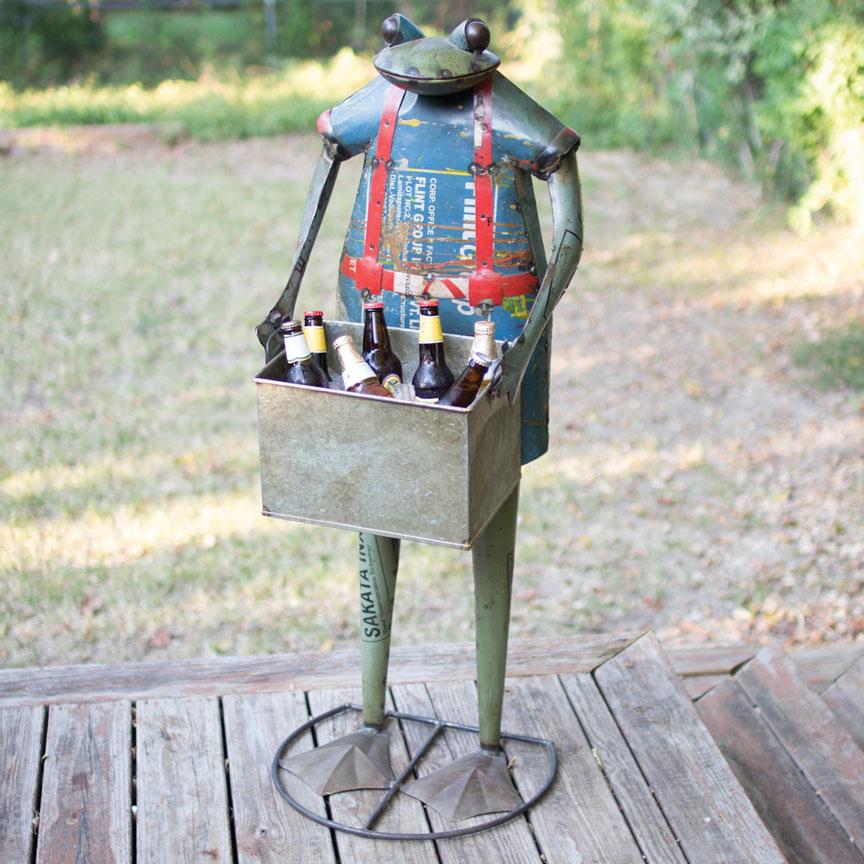 Standing Frog Drink Tub-Discontinued | Iron Accents