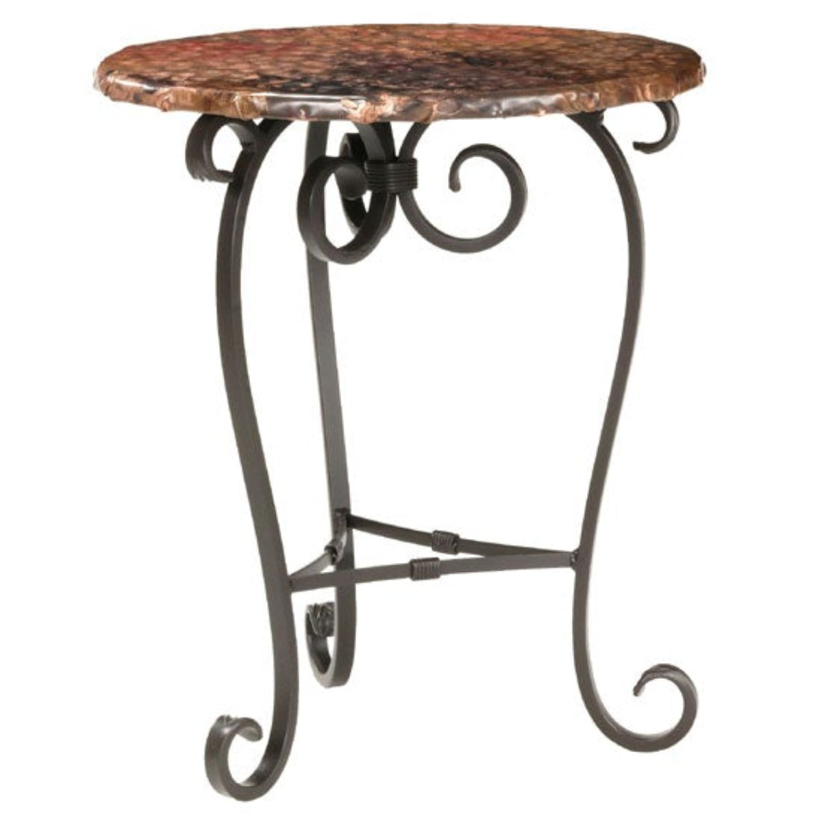Stratford Occasional Table-Iron Accents