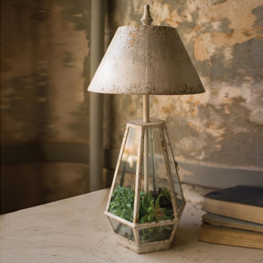 Terrarium Lamp-Discontinued | Iron Accents