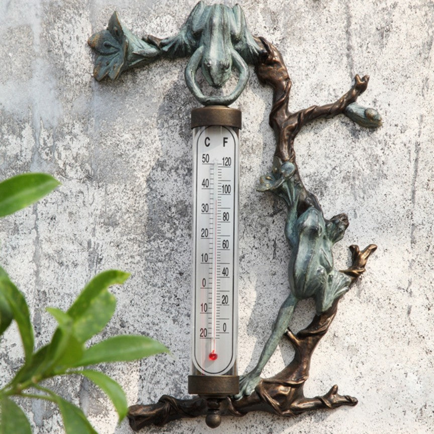 Tree Frog Outdoor Thermometer