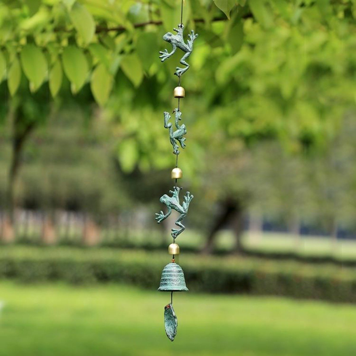 Tree Frog Windchime-Garden | Iron Accents