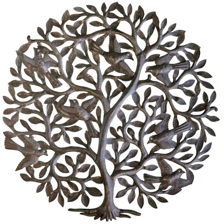 Tree of Plenty Metal Cutout-Iron Accents