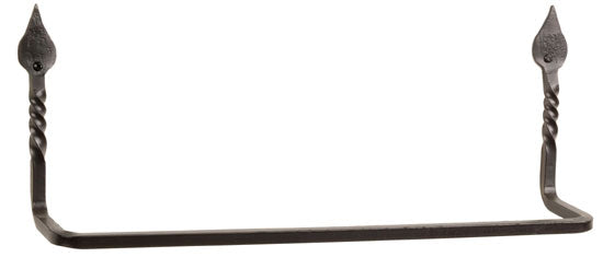 Tulip Twist Towel Bars-Iron Accents