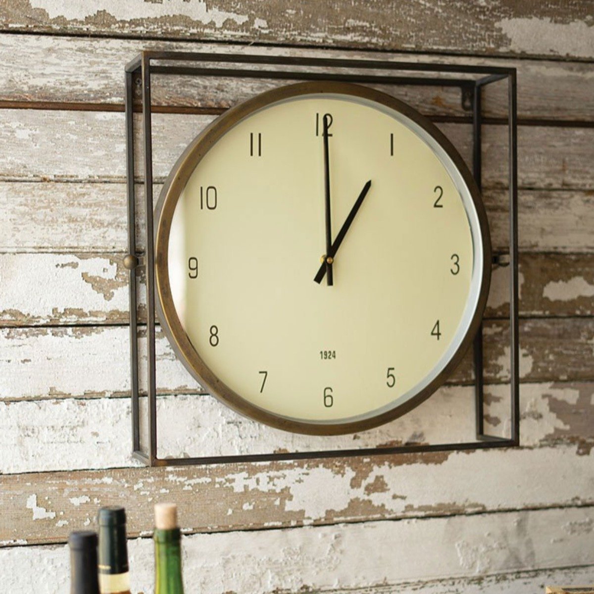 Urban Home Wall Clock-Wall | Iron Accents