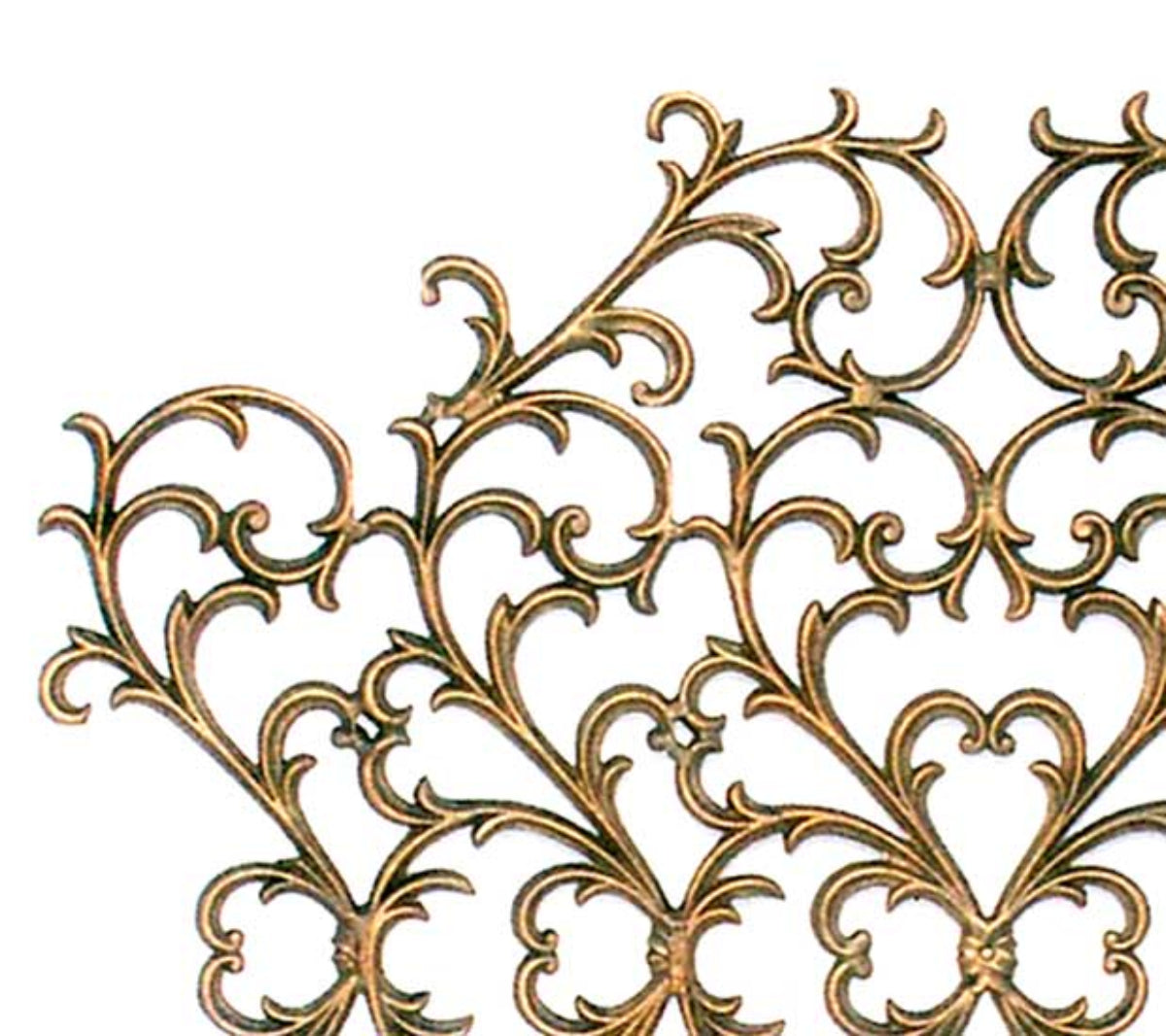 Valante French Fireplace Screen-Iron Accents