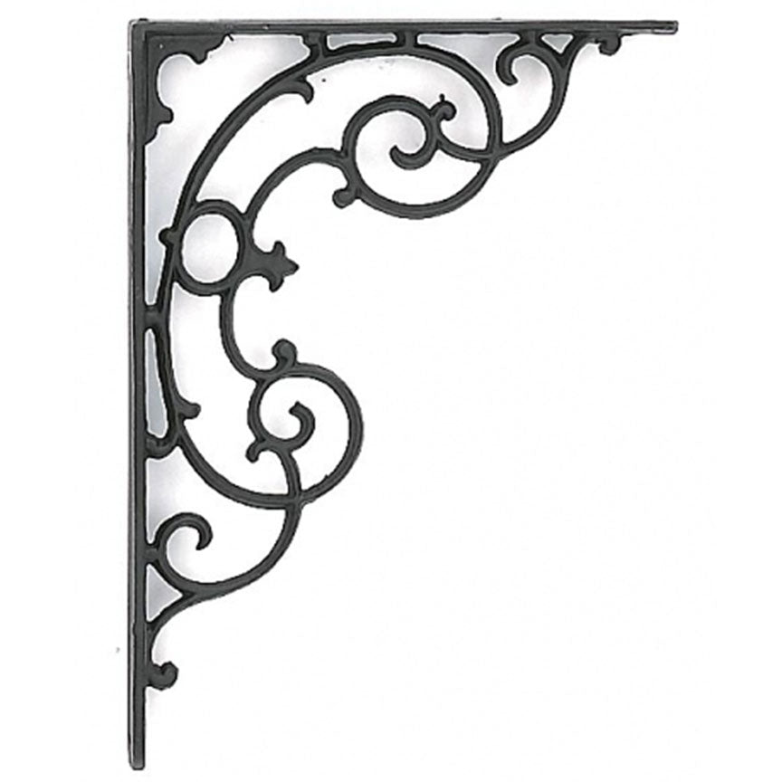 Victorian Scroll Shelf Bracket Iron Accents