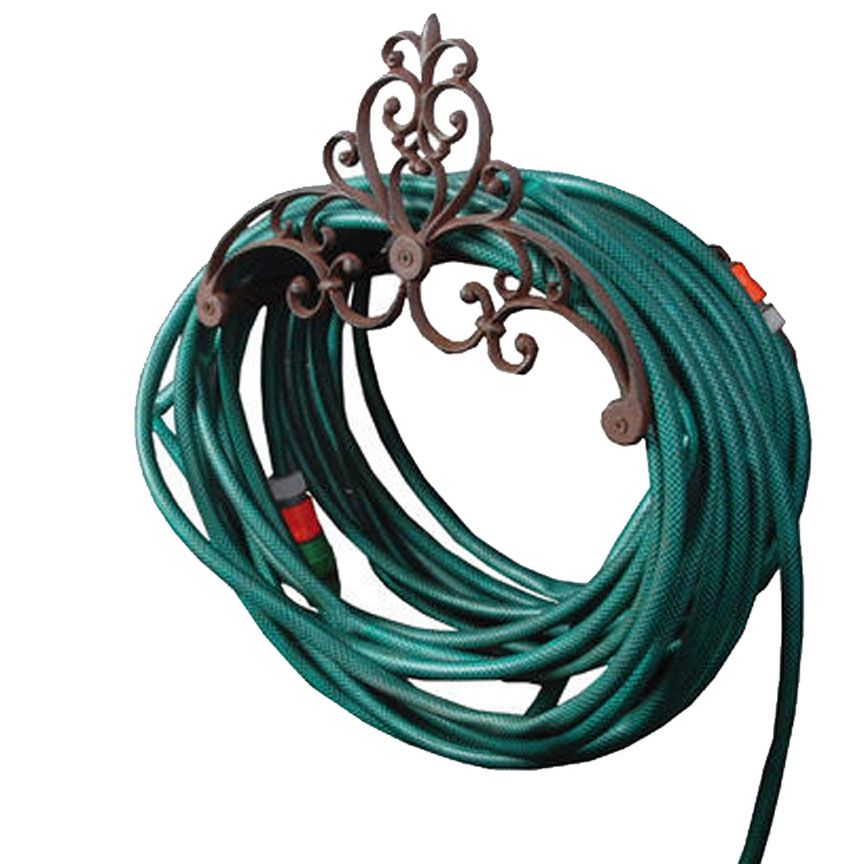 Victorian Style Hose Holder-Iron Accents